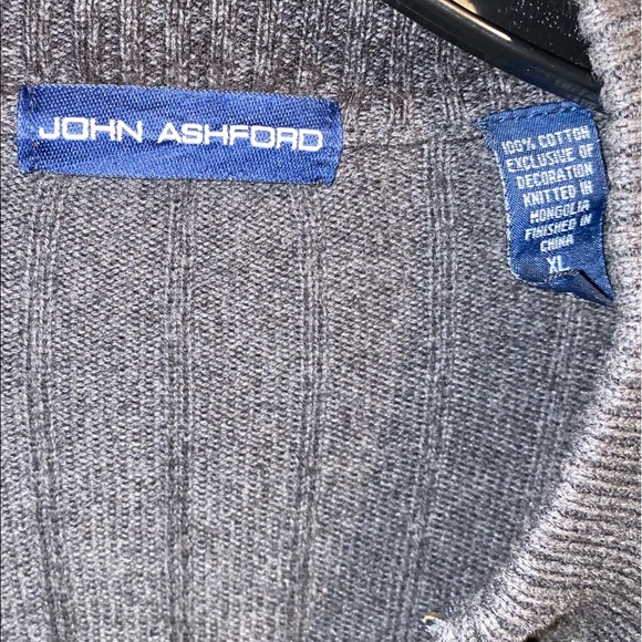 John Ashford gray cardigan - Picture 2 of 8